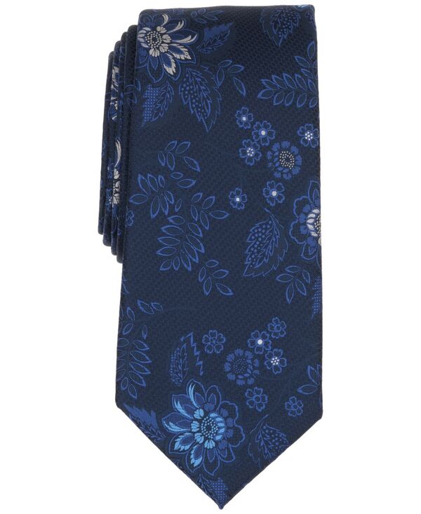 ペリーエリス メンズ 添え物 タイ お花柄 お花 Perry Ellis Men\u0027s Basham Floral Tie Navy 米国海軍