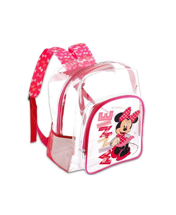 ウォルトディズニー レディース 御徒面子 うしろ側容器に並べる・背嚢 Disney Minnie Mouse Transparent Clear backpack for ages 3 Multicolor マルチ色つや