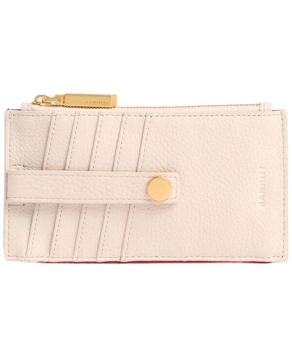 ハミット レディース 付属品 紙入れ なめし革 Hammitt 210 West Leather Cardholder Wallet Calla Lily White Bg 白いこと