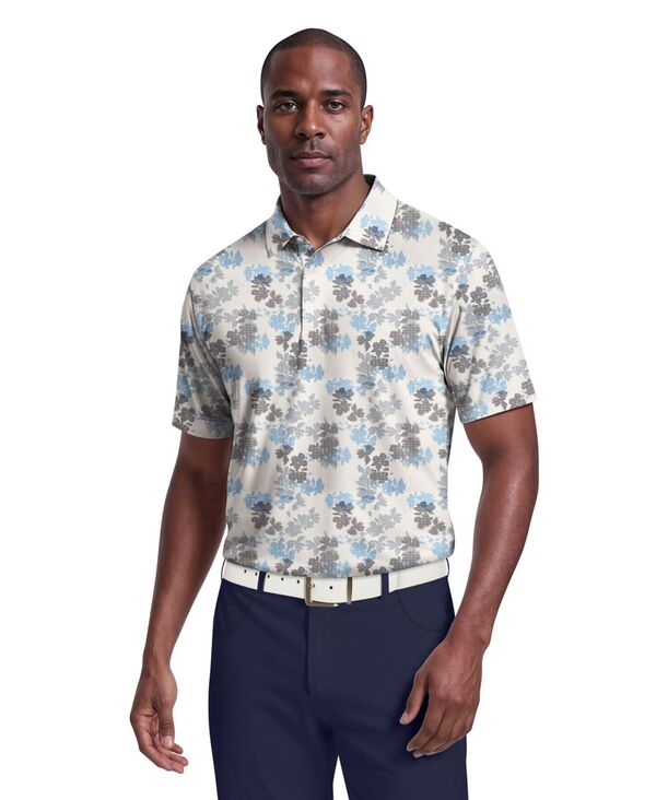 ピージーエーツアー メンズ トップス ポロシャツ 半袖 PGA TOUR Men'short-Sleeve Polo Shirt Bright White ホワイト|ReVida 店