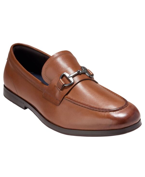 電話を掛けるハーン メンズ シューズ スリッポン・ローファー Cole Haan Men\u0027s Lewis Grand Bit Slip-on Loafers British Tan タン