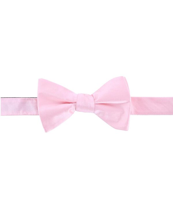 トラファルガー メンズ 添え物 タイ 絹地 Trafalgar Men\u0027sutton Solid Color Silk Bow Tie Pink サクラ色