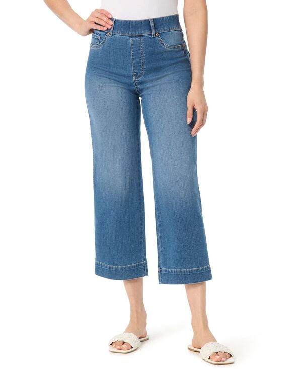 グロリアバンデービルト レディース ボトムス デニムパンツ クロップド ジーンズ Gloria Vanderbilt Women'shape-Effect Wide-Leg Cropped Pull-On Jeans Ellsworth｜ReVida 店