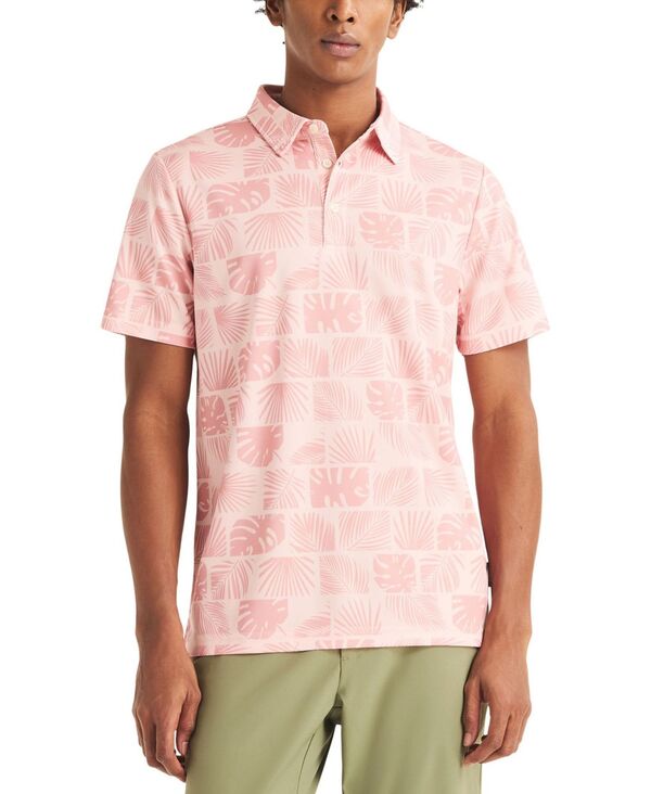 ナウティカ メンズ トップス スポーツシャツ 御花柄 刷り上げる 御花 Nautica Men\u0027s Floral Print Golf Polo Shirt Conch