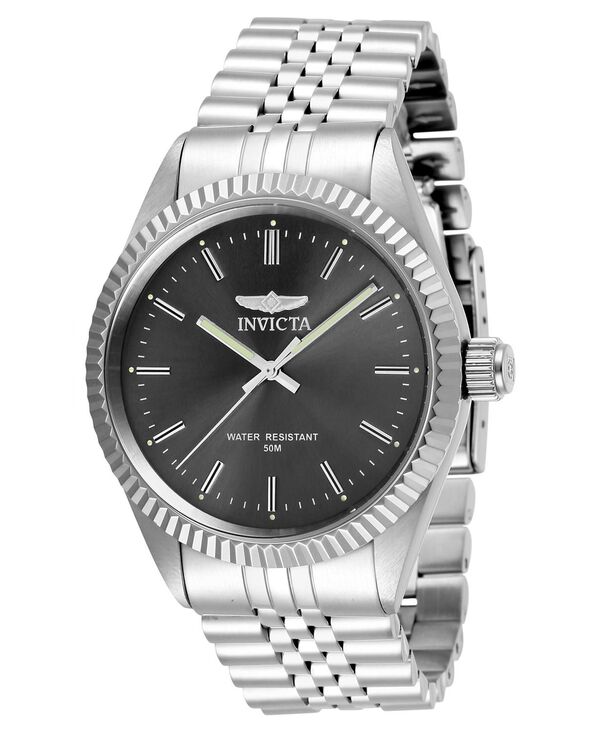 インビクタ メンズ 添え物 ウオッチ Invicta Men\u0027s 29372 Specialty Quartz 3 Hand Charcoal Dial Watch Black 黒いこと