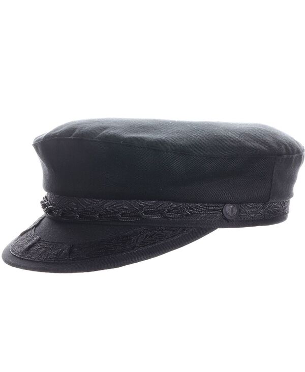 スカラ メンズ 佩び物 かぶり笠 綿織物 Scala Men\u0027s Cotton Greek Hat Black 黒いこと