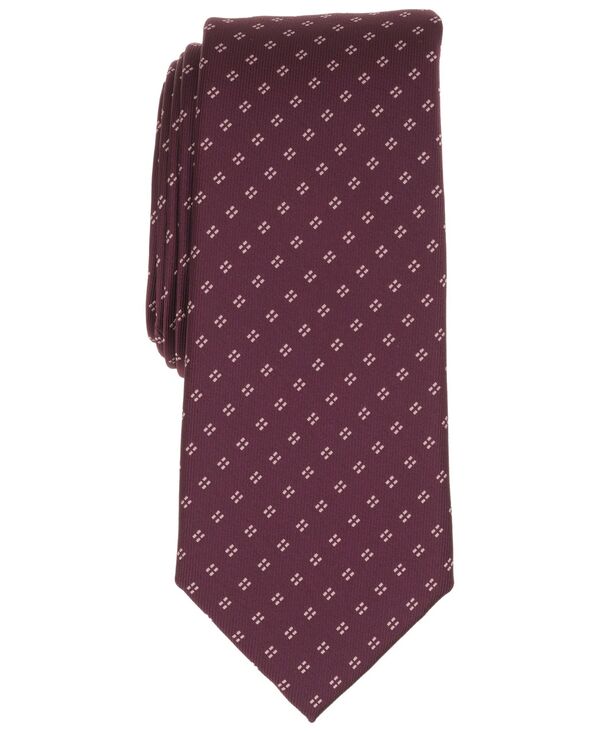 アルファニ メンズ 佩び物 タイ Alfani Men\u0027stormcrest Neat Pattern Tie Berry