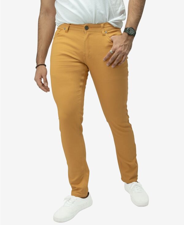 エックス花の冠 メンズ ボトムス 心地よいズボン下 XRAY Men\u0027stretch Commuter Pants Mustard 洋芥子