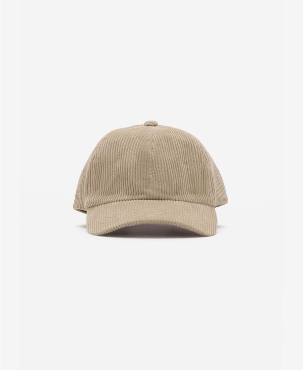 マンゴ メンズ 付属物 鳥打ち帽 コール天 旗がしら MANGO Men\u0027s Corduroy Cap Beige ベージュ