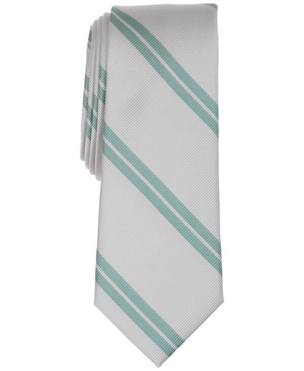 赤ちょうちんスリー メンズ 佩び物 タイ Bar III Men\u0027s Romero Stripe Tie Turquoise 青緑色