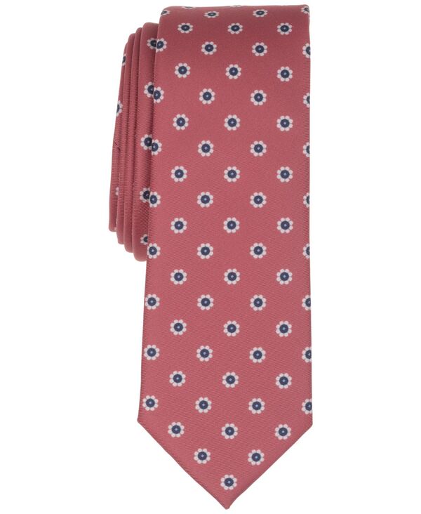 赤ちょうちんスリー メンズ 佩び物 タイ 御花柄 御花 Bar III Men\u0027s Elliot Floral Tie Muted Pink サクラ色