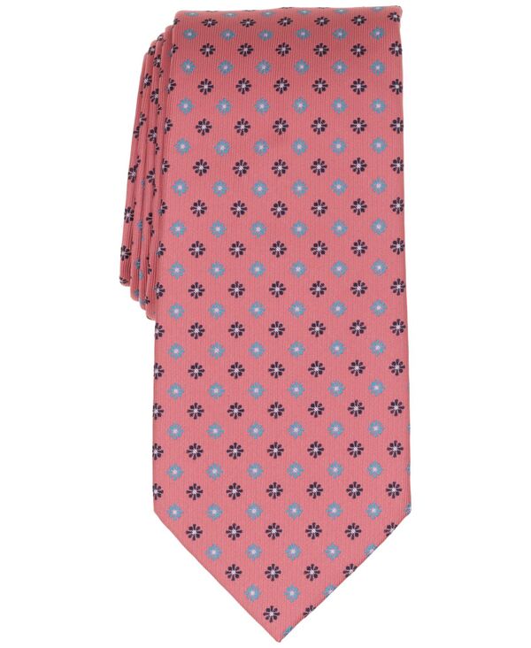 野球クラブお部屋 メンズ 佩び物 タイ Club Roomen\u0027s Neat Pattern Tie Coral コーラル
