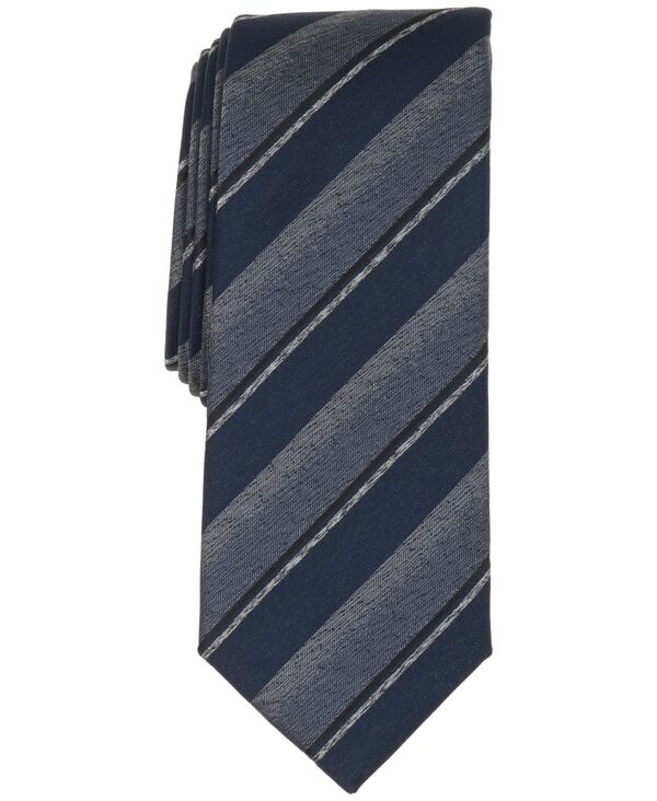 アルファニ メンズ 佩び物 タイ Alfani Men\u0027stripe Pattern Tie Navy/Gray 薄墨色