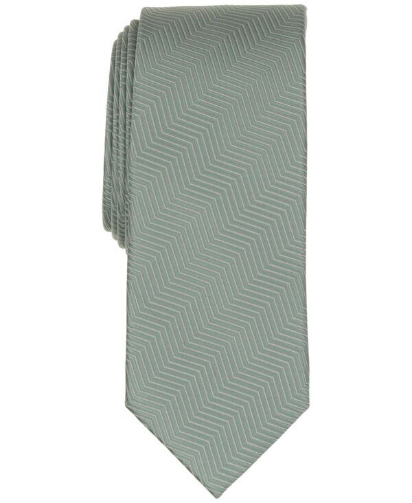 アルファニ メンズ 佩び物 タイ Alfani Men\u0027s Herringbone Pattern Tie Sage サルヴィア