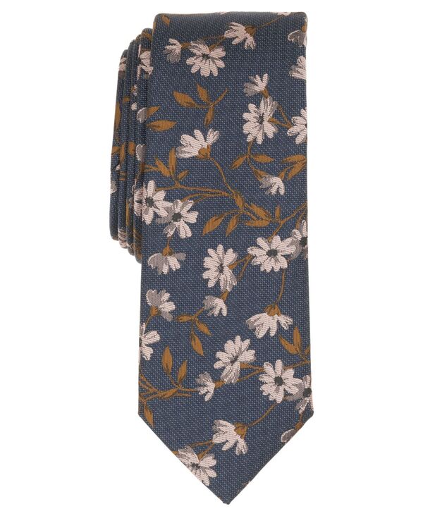 赤ちょうちんスリー メンズ 佩び物 タイ 御花柄 御花 Bar III Men\u0027s Maple Floral Pattern Tie Navy 米国海軍