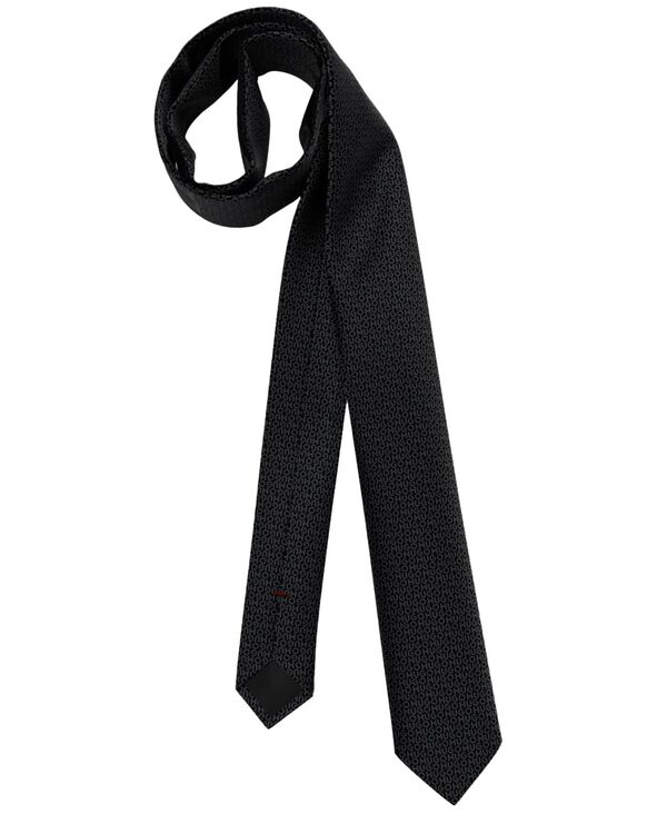 ヒューゴボス メンズ 付属品 タイ 地絹 Hugo Boss Men\u0027silk Skinny Tie Black 黒いこと