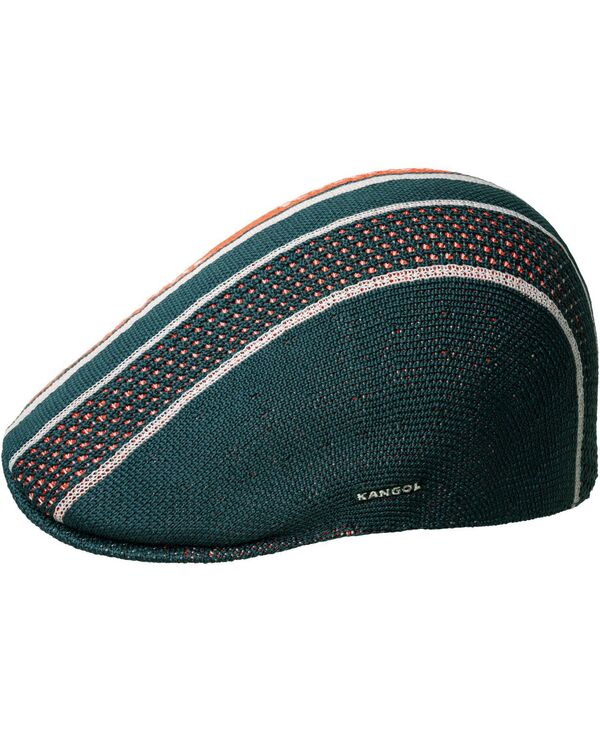 カン決勝点 メンズ 添え物 かぶり笠 旗がしら Kangol Men\u0027s Tropic Game Stripe 507 Cap Celestial teal ティール