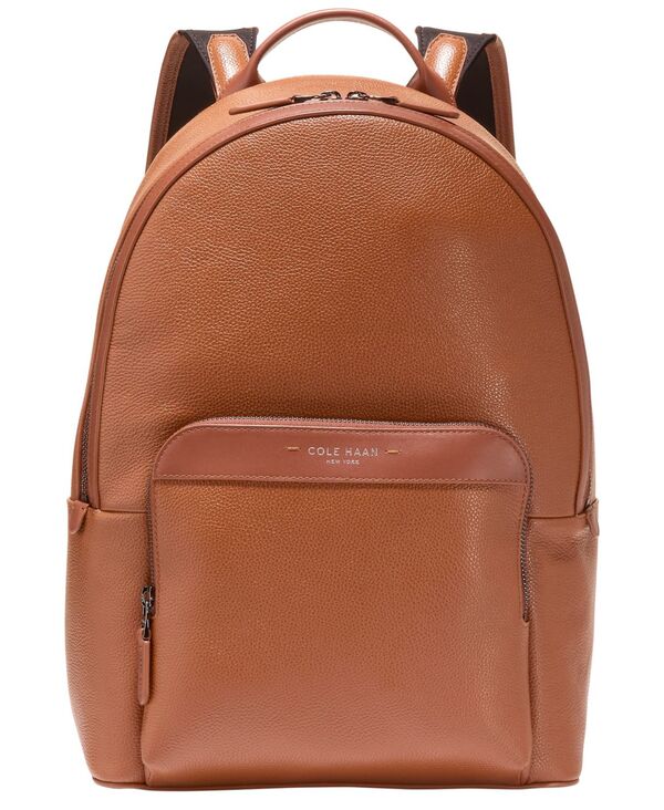 電話を掛けるハーン メンズ 御徒面子 うしろ側容器に並べる・背嚢 Cole Haan Men\u0027s Damon Zipper Backpack New British Tan タン