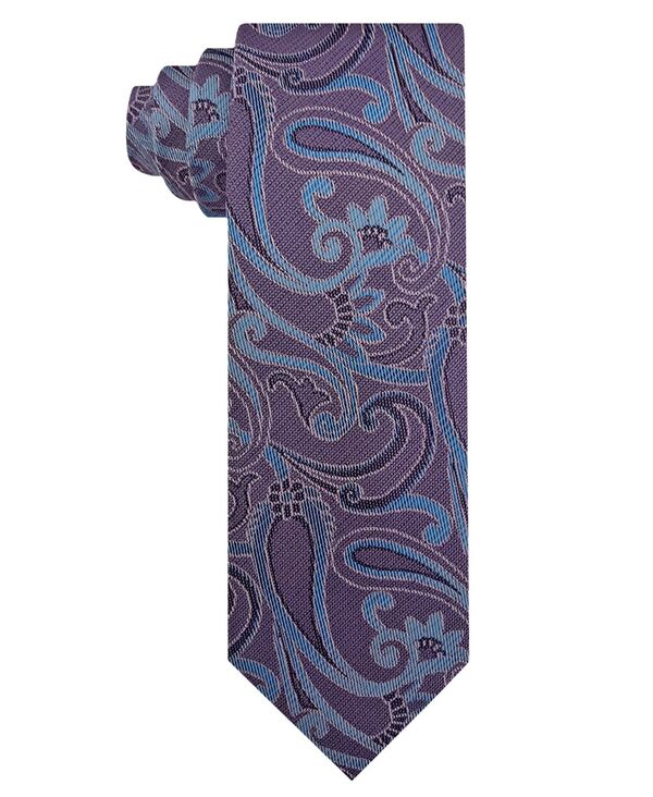 ヴァンハウセン メンズ 添え物 タイ Van Heusen Men\u0027s All-Over Paisley Tie Purple パープル