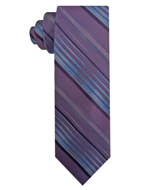 ヴァンハウセン メンズ 佩び物 タイ Van Heusen Men\u0027s Multi-Stripe Tie Purple パープル