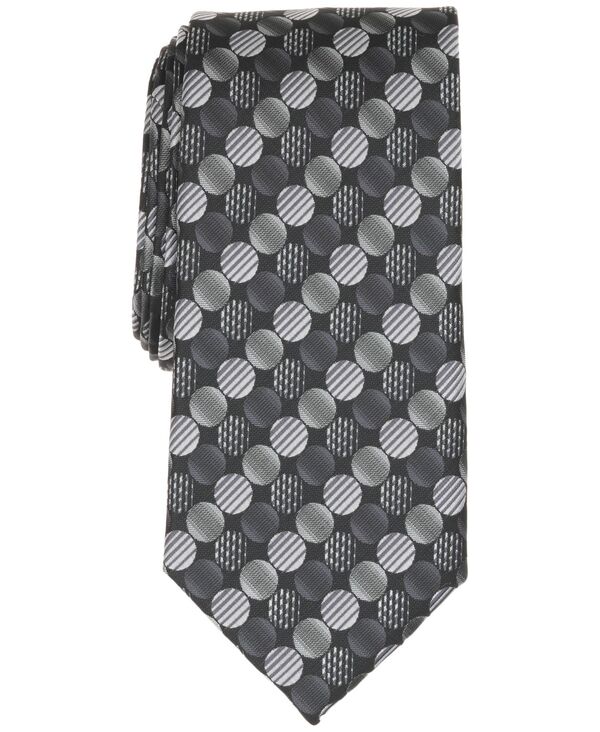 ペリーエリス メンズ 佩び物 タイ Perry Ellis Portfolio Men\u0027s Penwill Dotie Black 黒いこと