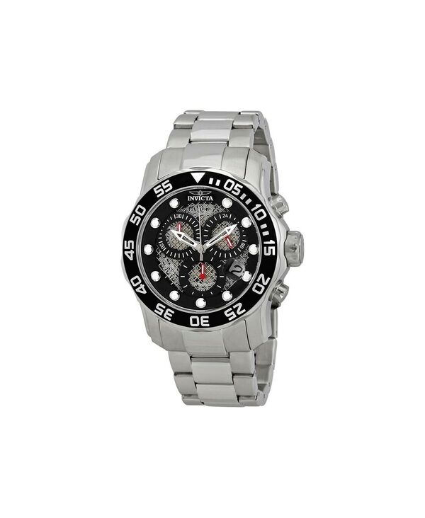インビクタ メンズ 付属物 ウオッチ Invicta Men\u0027s 19836 Pro Diver Quartz 3 Handial Watch Silver しろがね色