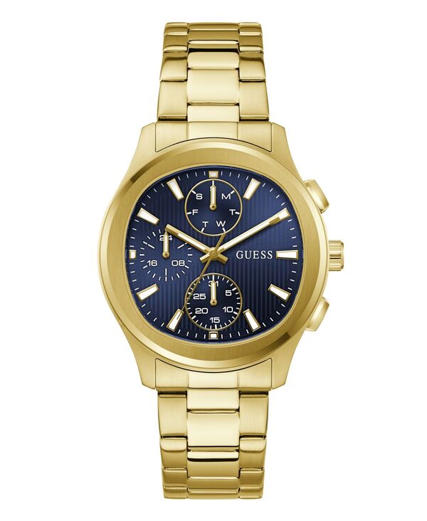 ゲス メンズ 佩び物 ウォッチ GUESS Men\u0027s Gold-Tone Multi-Function Watch 40粍 Gold Tone ゴールド