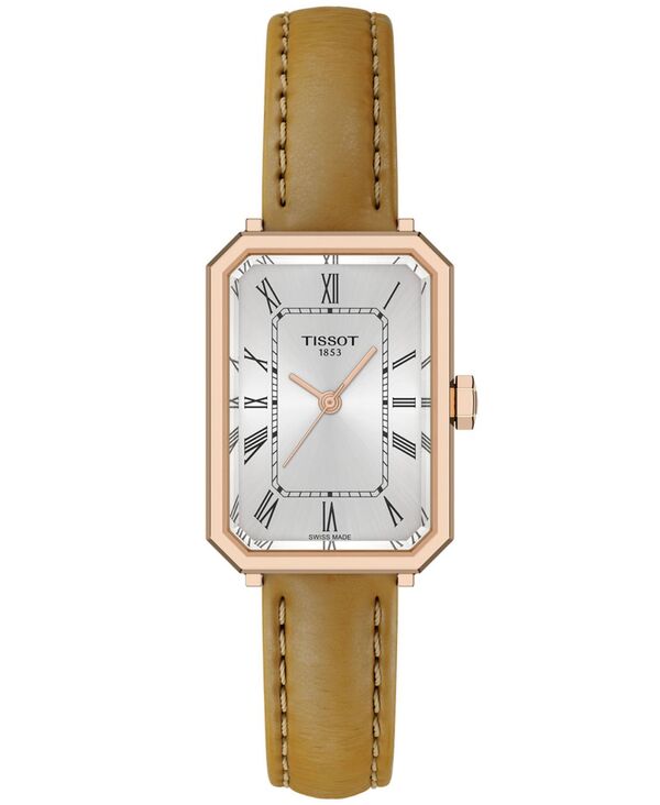 ティソット レディース 佩び物 ウォッチ プルオーバー Tissot Women\u0027s Rectangular Silver Stainlessteel Watch 21.8粍 Silver しろがね色