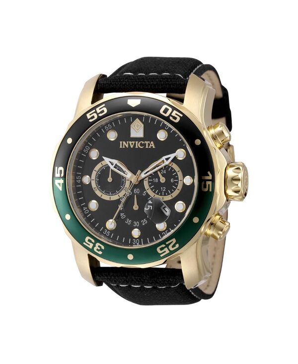 インビクタ メンズ 佩び物 ウォッチ Invicta Men\u0027s 49834 Pro Diver Quartz VD53 Brass Dial Watch Black 黒いこと