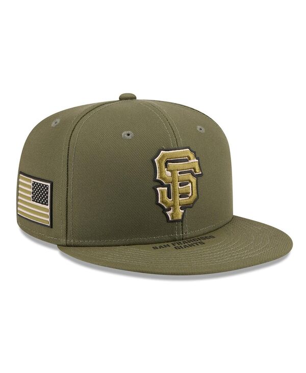 ニュー内鰓 メンズ 添え物 かぶり笠 New Era Men\u0027s Olive San Francisco Giants 2026 Armed Forces Day 59FIFTY Fitted Hat Olive オリーブ
