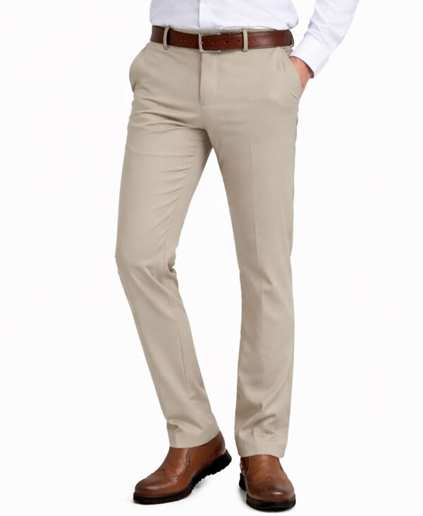 ギャラクシーバイハルビック メンズ ボトムス カジュアルパンツ Galaxy By Harvic Men'slim-Fit Woven Stretch Pants Khaki カーキ|ReVida 店
