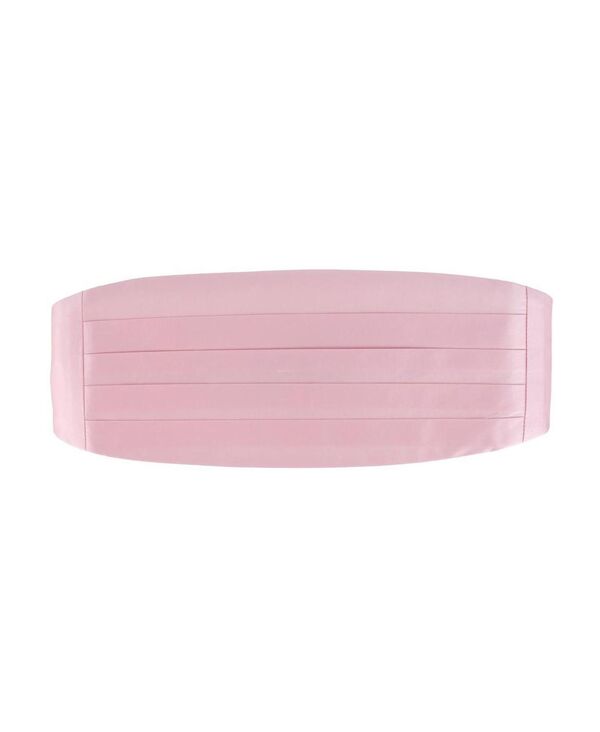 トラファルガー メンズ 付属品 胴締め 地絹 Trafalgar Men\u0027sutton Solid Color Silk Cummerbund Pink サクラ色