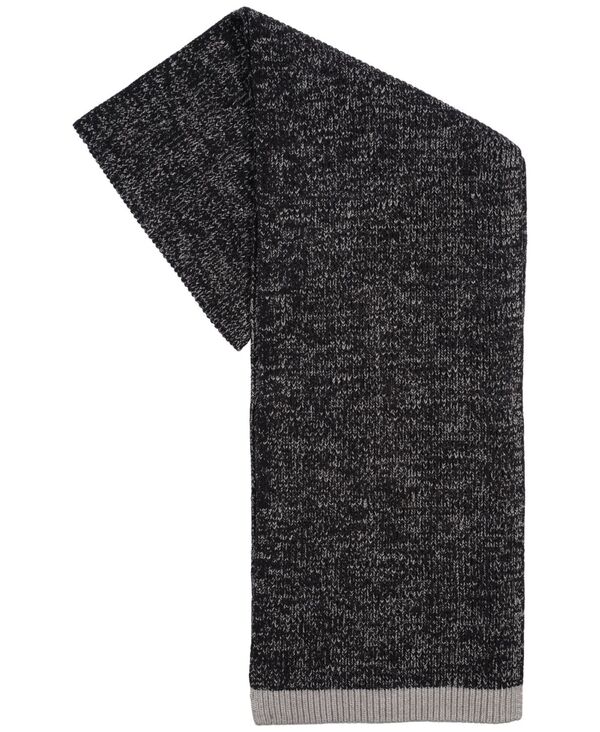 アルファニ メンズ アクセサリー マフラー・ストール・スカーフ Alfani Men's Marl Tipped Scarf Charcoal チャコール｜ReVida 店
