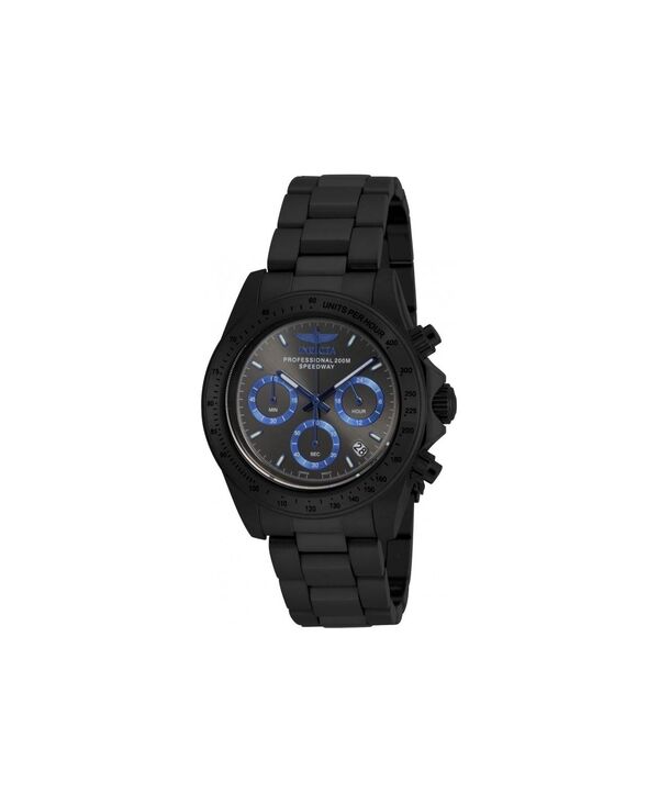 インビクタ メンズ 佩び物 ウォッチ Invicta Men\u0027s 17313 Speedway Quartz Dial Watch Black 黒いこと