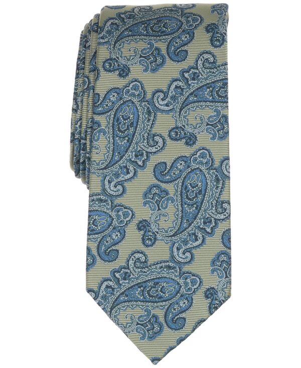クラブルーム メンズ アクセサリー ネクタイ Club Roomen's Venturi Paisley Pattern Tie Sage セージ｜ReVida 店