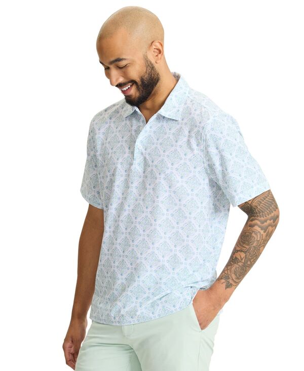トッミーバハマ メンズ トップス プルオーバー 半袖 Tommy Bahama Men\u0027s Bahama Coast Pina Island Short-Sleeve Shirt White 白いこと