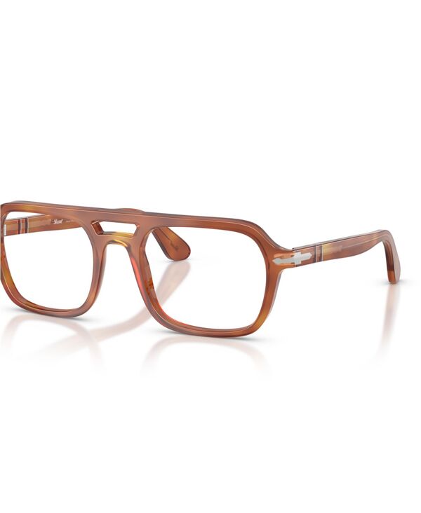 ペルソル レディース 付属物 サングラス・アイウェア Persol Unisex Squareyeglasses PO3394V Terra