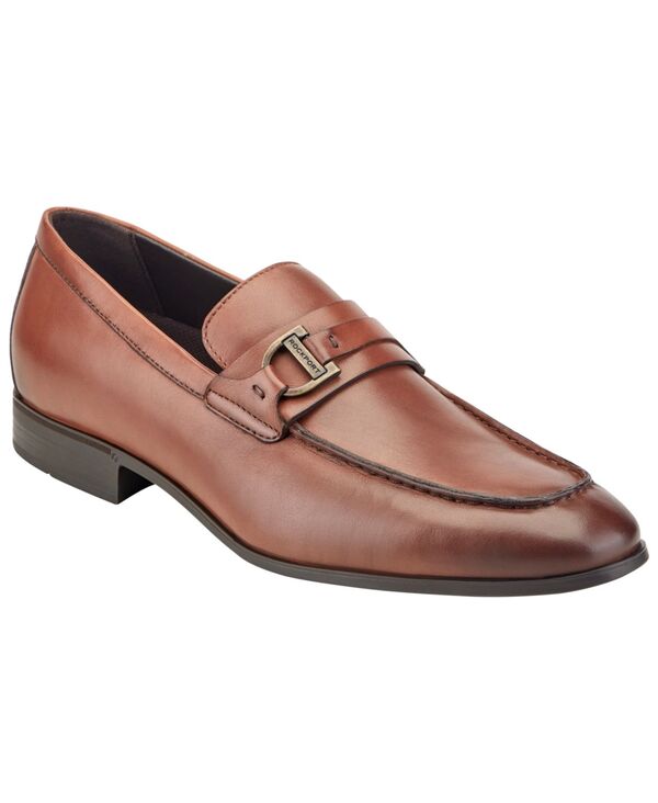 鍵を掛ける界面 メンズ シューズ スリッポン・ローファー Rockport Men\u0027s Carlo Almond Toe Slip-On Dress Loafers Dark Natural