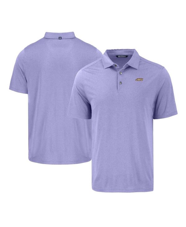 裁断師アンドうしろ側 メンズ トップス スポーツシャツ Cutter \u0026 Buck Men\u0027s Purple James Madison Dukes Coastlinepicomfort Polo Shirt Purple パープル