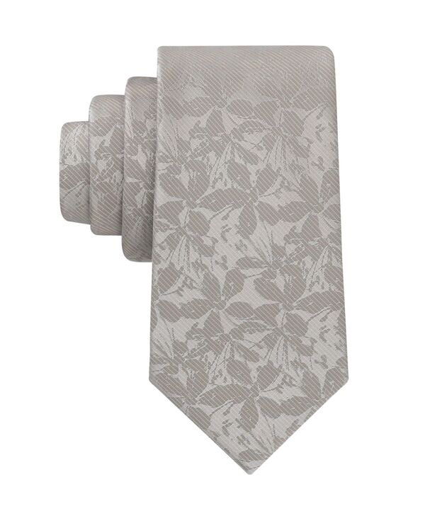カルバンクライン メンズ 佩び物 タイ 御花柄 御花 Calvin Klein Men\u0027s Theodora Floral Tie Taupe トープ