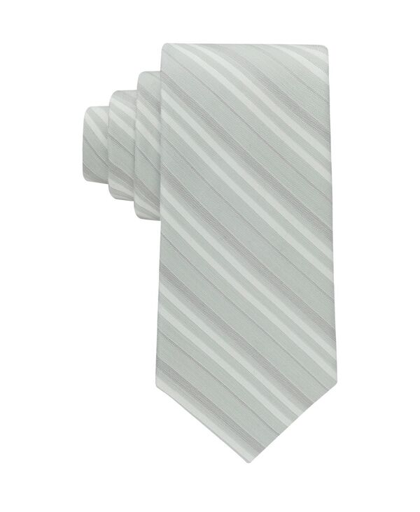カルバンクライン メンズ 佩び物 タイ Calvin Klein Men\u0027s Jeanne Striped Tie Sage サルヴィア