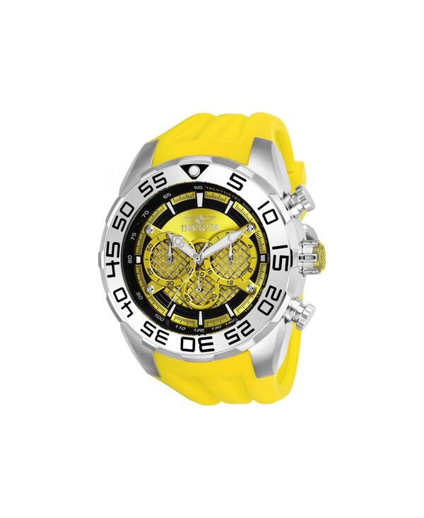 インビクタ メンズ 添え物 ウオッチ Invicta Men\u0027s 26298 Speedway Quartz Multifunction Dial Watch Yellow 黄色