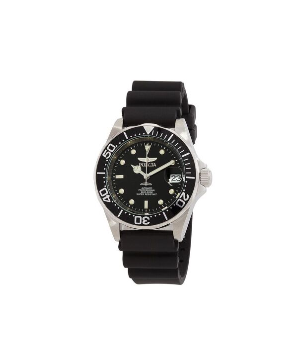 インビクタ メンズ 佩び物 ウォッチ Invicta Men\u0027s 9110 Pro Diver Automatic 3 Handial Watch Black 黒いこと