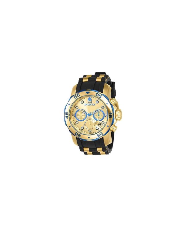 インビクタ メンズ 佩び物 ウォッチ Invicta Men\u0027s 17887 Pro Diver Quartz Multifunction Dial Watch Black/gold 黒いこと