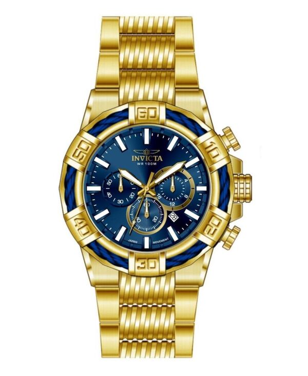 インビクタ メンズ 佩び物 ウォッチ Invicta Men\u0027s 49904 Bolt Quartz VD53 Brass Dial Watch Gold ゴールド