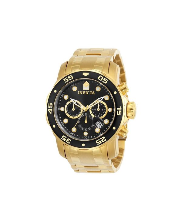 インビクタ メンズ 佩び物 ウォッチ Invicta Men\u0027s 0072 Pro Diver Quartz Chronograph Dial Watch Gold ゴールド