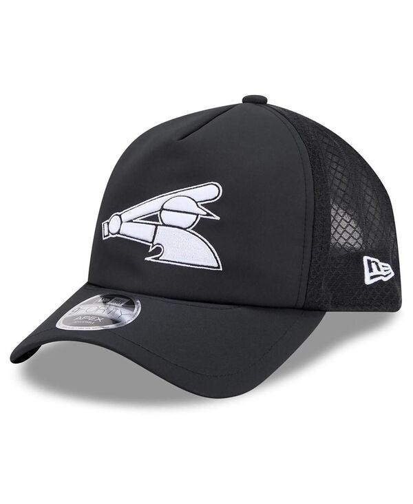 ニュー内鰓 メンズ 付属物 鳥打ち帽 New Era Men\u0027s Black Chicago White Sox 2026 Batting Practice Alternate Apex 9FORTY Adjustable Hat Black 黒いこと