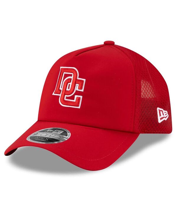 ニュー内鰓 メンズ 付属物 鳥打ち帽 New Era Men\u0027s Red Washingtonationals 2026 Batting Practice Apex 9FORTY Adjustable Trucker Hat Red 赤いこと