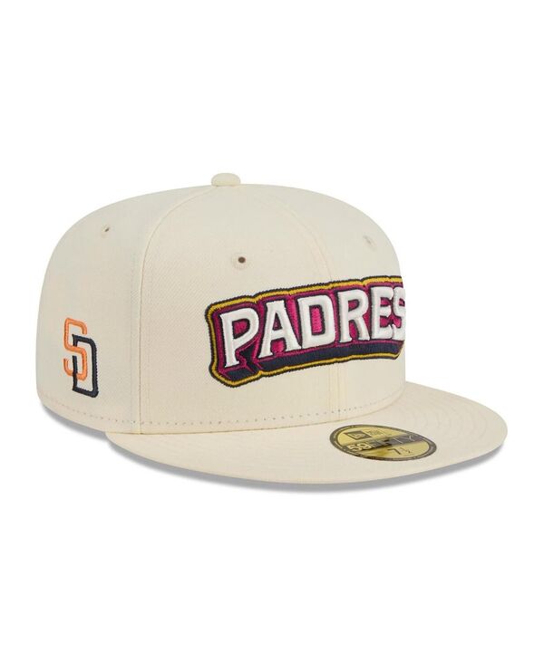 ニュー内鰓 メンズ 添え物 かぶり笠 New Era Men\u0027s Cream San Diego Padres 2026 City Connect 59FIFTY Fitted Hat Cream 皮膚軟化剤