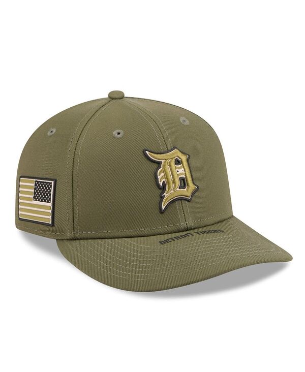 ニュー内鰓 メンズ 添え物 かぶり笠 New Era Men\u0027s Olive Detroitigers 2026 Armed Forces Day Low Profile 59FIFTY Fitted Hat Olive オリーブ